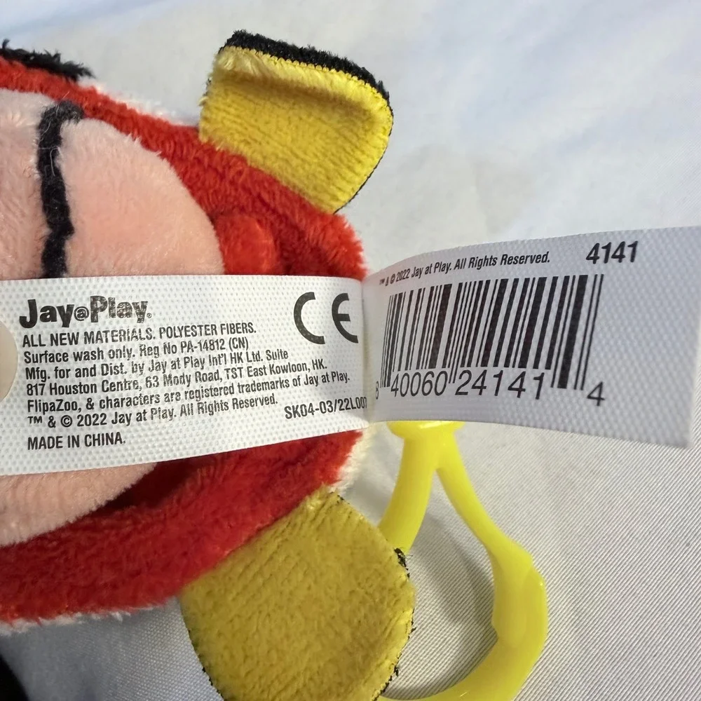 Flipazoo Reversible Plush Panda Dragon Clip Jay@Play Mini Stuffed Animal‎ Toy